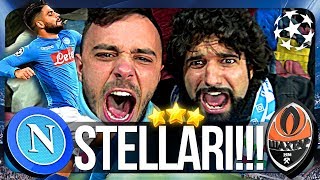 NAPOLI 30 SHAKHTAR DONETSK  STELLARI LIVE RECTION GOL CURVA B HD [upl. by Luap]