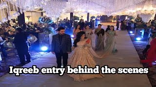 IQREEB WALIMA ENTRY  BEHIND THE SCENES  MASHAALLAH [upl. by Emmi]