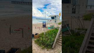 🏖️🇺🇸  Lake worth beach Florida beach welcometothebeach travel shorts [upl. by Arikahc634]