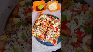 Bread pizza Recipe 😋🍕dheerajpranu reels breadpizza breadpizzarecipe homemadepizza shorts [upl. by Morris535]