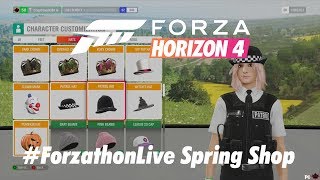 Forza Horizon 4  Spring Seasonal Forzathon Shop Vehicles amp Clothing [upl. by Adnanref]