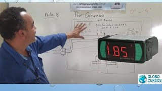 Controlador Digital como instalar aula teórica  Aula 08 Refrigeração Doméstica [upl. by Hooge]