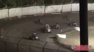 Tulare Thunderbowl Raceway 53114  USAC Western States Midgets [upl. by Jelena]