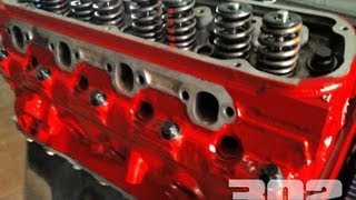 How To Install Cylinder Heads on a Small Block Ford 302  GT40 GT40P Heads ARP Bolts [upl. by Natek]