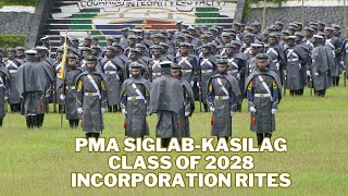 PMA SiglabKasilag Class of 2028 Incorporation Rites Fort Del Pilar Baguio City July 27 2028 [upl. by Janeen]