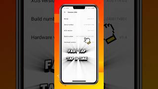 How to On Developer option in mobile setting 🤯secret tips and tricks 🔥tips shorts [upl. by Lagiba]