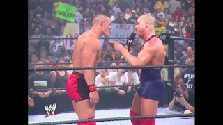 John Cena makes his WWE debut against Kurt Angle [upl. by Vaden]