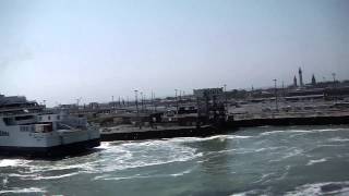 Calais Ferry Port  departure for England [upl. by Erhart468]