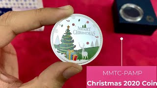 MMTC PAMP Merry Christmas Special 20 Gram Silver Coin  Amazon India  Indian Bullionaire [upl. by Smitty]