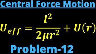 Effective Potential and The stability of the Circular orbit [upl. by Olive]