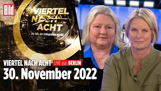 🔴 Viertel nach Acht – 30 November 2022  ua mit Susanne Gaschke und Antje Hermenau [upl. by Duleba]