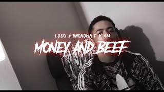 Loski x Unknown T x AM  Money amp Beef Remix Music Video HarlemSpartans Homerton 410 [upl. by Landry]