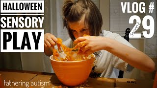 Halloween Sensory Play  Homemade Costumes  Fathering Autism Vlog 29 [upl. by Storer]