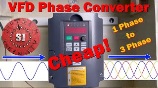 How to Size Wire and Program a VFD to Convert Single Phase Power Into 3 Phase Power [upl. by Audras]