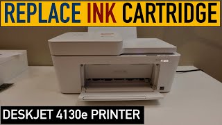 HP DeskJet 4130e Ink Cartridge Replacement Video [upl. by Yesrod]