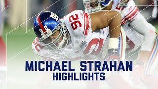 Michael Strahan Career Profile  NFL Legend Highlights [upl. by Nairrod]