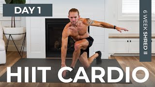 Day 1 30 Min HIIT CARDIO  ABS Full Body Workout  6WS2 [upl. by Yrellih]