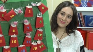 Cómo hacer un Calendario de Adviento con rollos de papel [upl. by Sharma623]