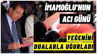 İMAMOĞLUNUN AKRABASI ŞEHİT OLDU  Ekrem İmamoğlu Şehit Üsteğmenin Kabri Başında ekremimamoğlu [upl. by Sorci]