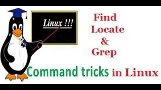 Basic Commands of Linux OS  Grep Locate Find  Video No  24 [upl. by Lark551]