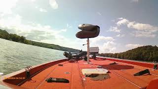 RESTORATION BASS BOAT  GAMBLER 206TE 1st water test [upl. by Bertasi]