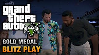 GTA 5  Mission 39  Blitz Play 100 Gold Medal Walkthrough [upl. by Htebazle878]