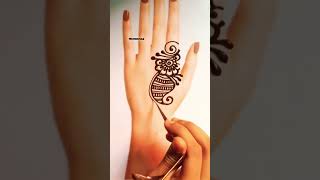 Back side mehndi designs mehndi mehndidesign mehandi [upl. by Hamlen]