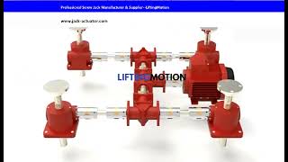 Motorized Screw Jacks，Motorized Worm Gear Jack Lift [upl. by Slen]