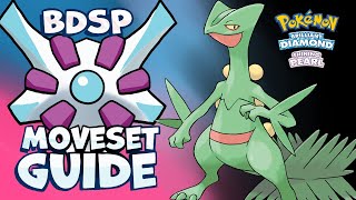 How to use SCEPTILE SCEPTILE Moveset Guide Pokemon Brilliant Diamond and Shining Pearl [upl. by Eintruoc]