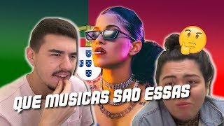 REAGINDO A MÚSICAS E CLIPES PORTUGUESES  Diário de Intercâmbio  RÔMULO LIMA [upl. by Grove]