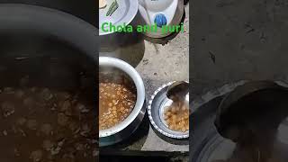 Chola And Puri shorts eatingshow recipe cholapuri [upl. by Winola]