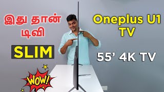 OnePlus 4K TV U1 55 Unboxing amp Review Pros amp Cons 🔥🔥🔥 சிறந்த 4K TVயா Under 50000 [upl. by Tova]