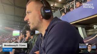 Strasbourg  Lens  le match en direct commenté [upl. by Llireva]