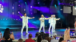 98 Degrees performs “The Hardest Thing” at Epcot Eat to the Beat 230926 [upl. by Atoked]