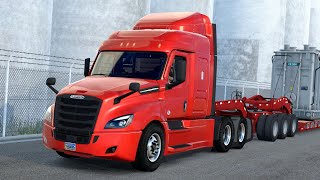 ATS ★ TEXAS ★ Freightliner Cascadia Integrated Detroit Powertrain DD15 American Truck Simulator 2K [upl. by Cinom586]