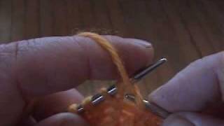 Russian Purl Stitch through back [upl. by Chadd]