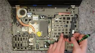 Lenovo T410 laptop disassembly take apart teardown tutorial [upl. by Trevar]