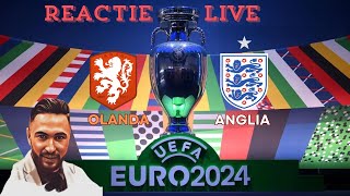 Reactie LIVE  Olanda Anglia  EURO 2024 [upl. by Dedie]