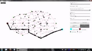 Ant Algorithm Simulator [upl. by Ynos810]