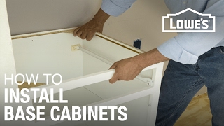 How to Install Base Cabinets [upl. by Vod]