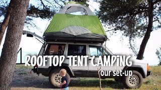 OVERLANDING  DIY Roof Top Tent Set Up [upl. by Betta]