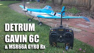 Detrum Gavin 6C and MSR66A Gyro [upl. by Odlabso]