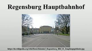 Regensburg Hauptbahnhof [upl. by Elfie]