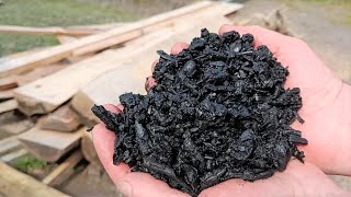 How To Make Scrap Timber Into Inoculated Horticultural Charcoal  BioChar Complete Process [upl. by Adnahsat]