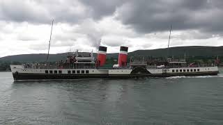 Paddle Steamer Waverley departing Warrenpoint 29524 [upl. by Erlandson]