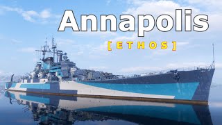 World of WarShips Annapolis  2 Kills 313K Damage [upl. by Ahsitruc]