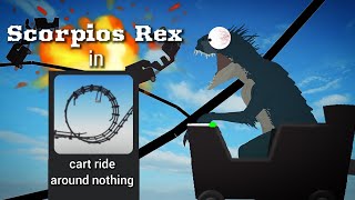 Scorpios Rex in cart ride around nothing  Animación dc2 [upl. by Gnat]