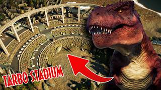 TARBOSAURUS STADIUM And The MAZE To Get There  Jurassic World Evolution 2 [upl. by Noonan650]