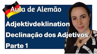 A Declinação dos Adjetivos em Alemão Explicada Parte 1 Guia Completo para Iniciantes  A2 [upl. by Annehs]