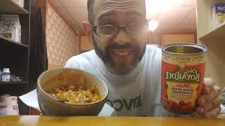 ASMR Eating Chef BOYARDEE [upl. by Ennovad]